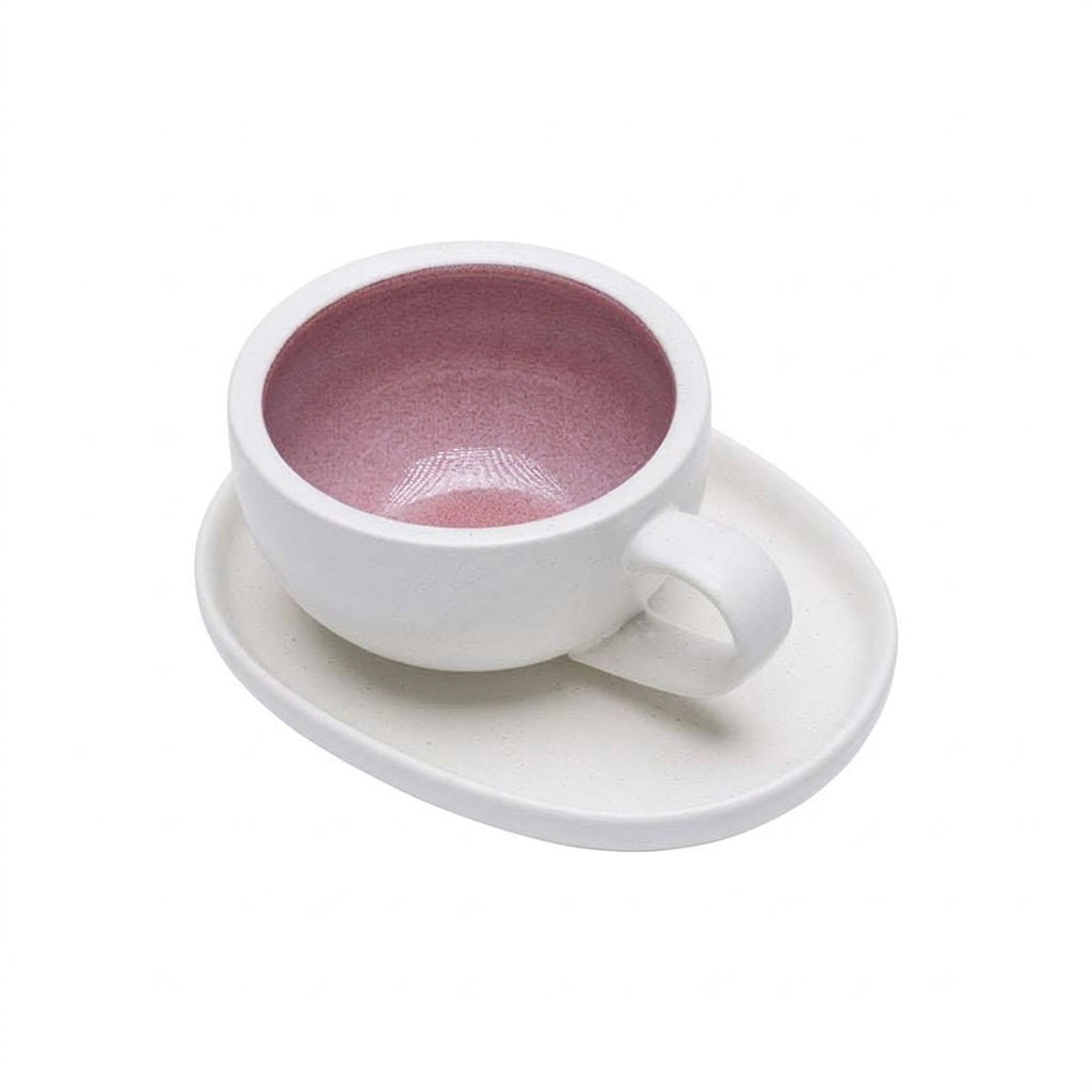 IKAPE ceramic coffee cup and saucer for the home barista