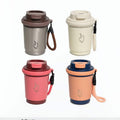WOOKOO cat cup|316 stainless steel covered ceramic liner portable cup high-value women's coffee cup