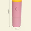 WOOKOO Cat Cup|New Portable Double Drink Port Men's and Women's High-Value Coffee Cup Office Straw Thermos Cup