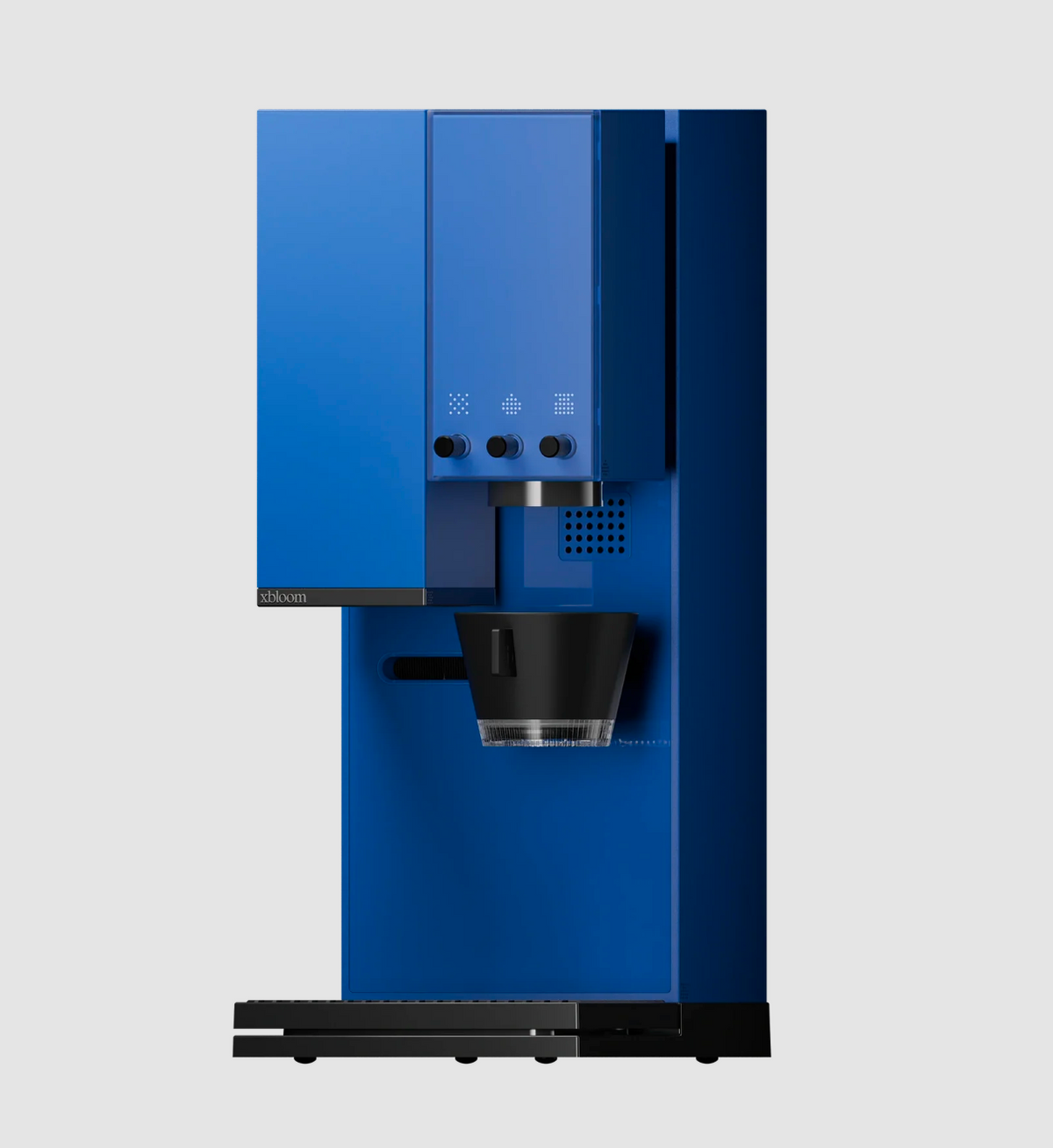 xBloom Studio coffee maker in Offline Blue, front view